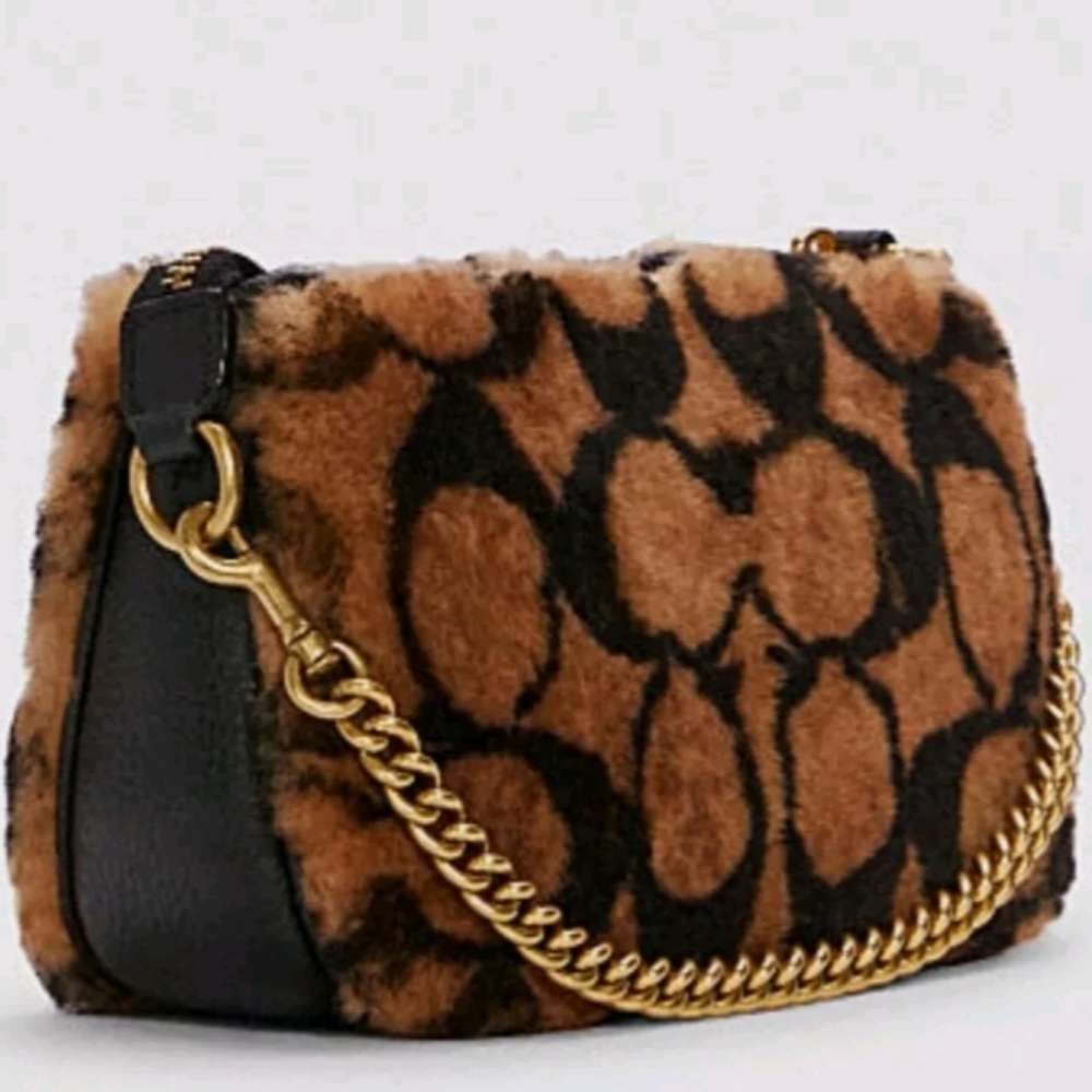 Coach x Jennifer Lopez Nolita 19 Bag/ In Signature Shearling/ NWT/ Sealed